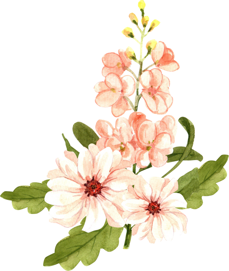 Summer Flower Watercolor